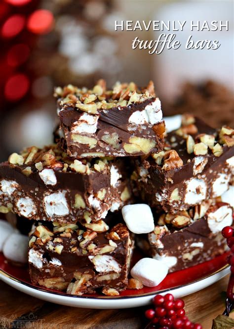 Heavenly Hash Truffle Bars - Mom On Timeout