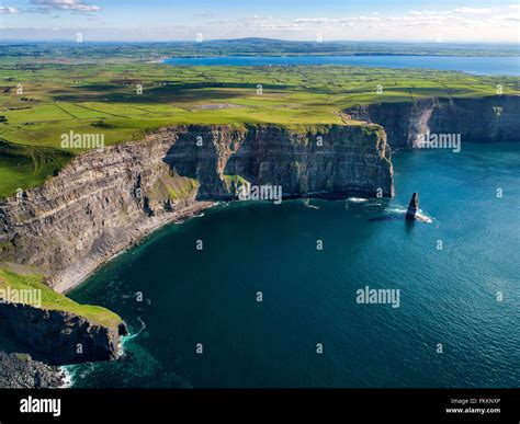 Cliffs of moher aerial ireland hi-res stock photography and images - Alamy