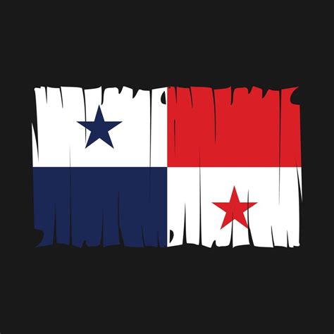 Panama Flag Vector 20226001 Vector Art at Vecteezy