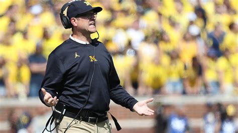 Jim Harbaugh continues to swim in khakis