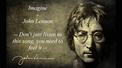 Imagine John Lennon Lyrics - IMAGINE by John Lennon Music Lyrics Wall ...