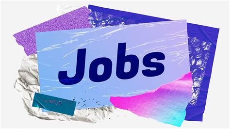 Jobs word typography, aesthetic paper | Free Photo - rawpixel