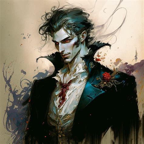 Beautiful Male Vampire