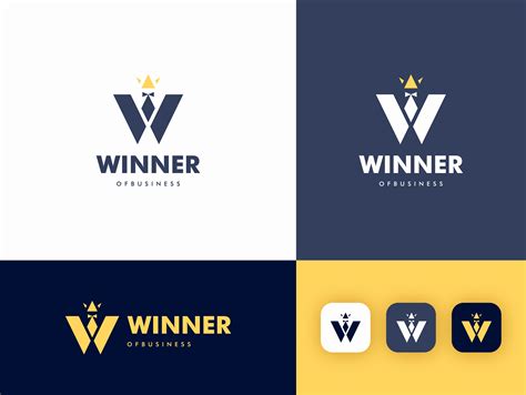 Business winner logo design concept on Behance