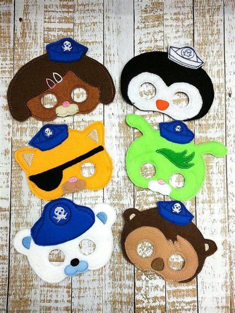 Octonauts Mask | Felt mask, Dressup party, Octonauts birthday party