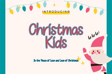 Christmas Kids Font · 1001 Fonts