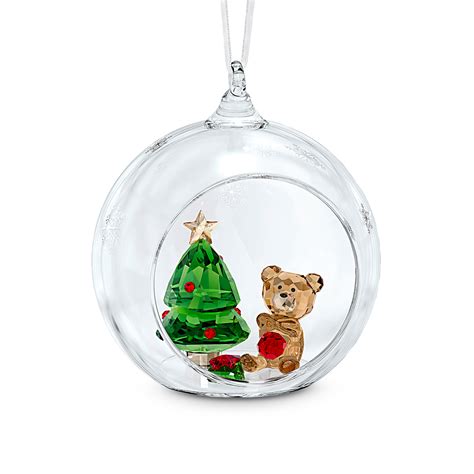 Swarovski 2024 Joyful Ball Ornament Christmas Scene | Crystal Classics