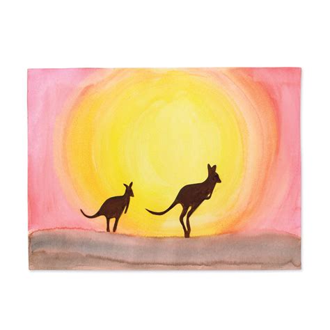 Passport To Imagination | Kangaroo art, Australian art for kids, Australian art