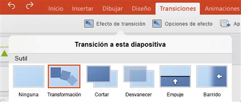 Usar la transición de morfo en PowerPoint para Mac, iPad y iPhone - Soporte de Office