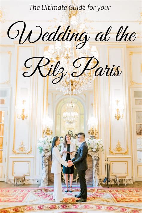 Ritz Paris wedding - get married in Paris in this famous wedding hotel