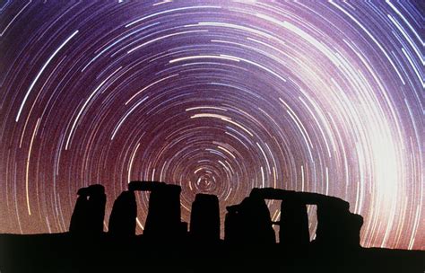 Composite Image Of Star Trails Over Stonehenge Photograph by Dr Fred ...