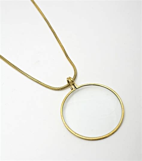 magnifying glass necklace | Jewelry, Necklace, Glass necklace