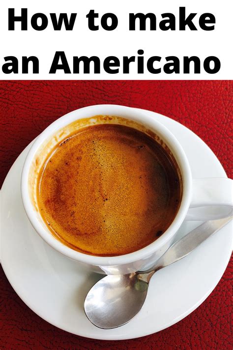 How to make an Americano-Tasty Recipe Tips! | Americano, Joe coffee, Americano coffee