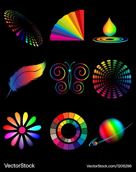 Abstract symbols Royalty Free Vector Image - VectorStock