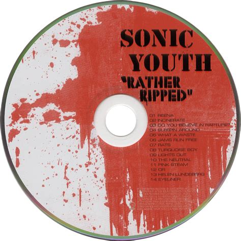 Car tula Cd de Sonic Youth - Rather Ripped - Portada