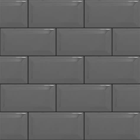 Mid-grey tile with charcoal or black contrast grout | Gray kitchen ...