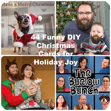 44 Funny DIY Christmas Cards for Holiday Joy