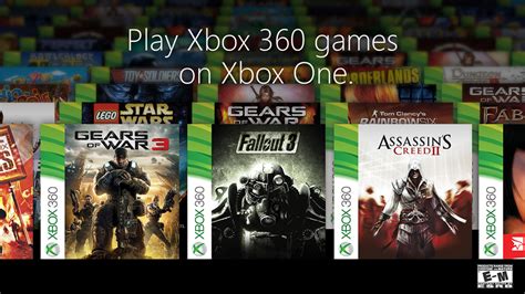 Here Are The Xbox 360 Games You Can Play On The Xbox One