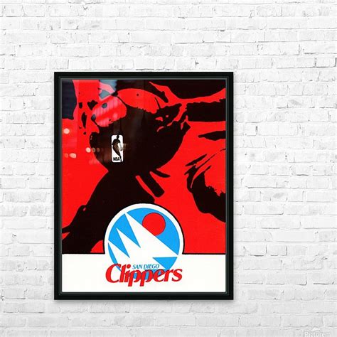 1978 san diego clippers nba poster - Row One Brand