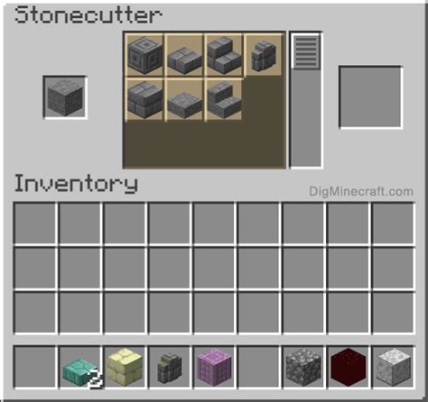 Stone Cutter Recipe Mc : Stonecutter Minecraft Recipe How To Make A Stonecutter In Minecraft ...