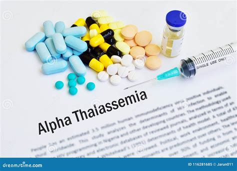 Alpha Thalassemia Treatment Stock Image - Image of leukemia, hematology: 116281685