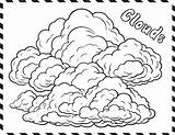 Premium Vector  Clouds Coloring Page Drawing For Kids sketch template