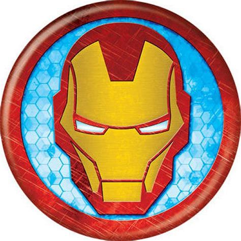 Marvel Comics Iron Man Icon Logo Symbol Licensed 1.25 Inch Button 85949 ...