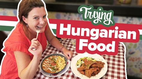 Hungarian Food Tour! 5 Must Try Dishes in Budapest! 🍽 First time trying food in Hungary. 😋 - YouTube