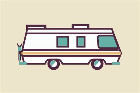 Simple RV or Motorhome #country#Cruise#simplistic#motorhome Camper Art, Camping Camper ...