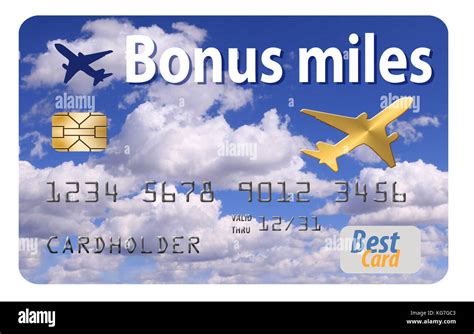 Air miles and rewards credit card Stock Photo - Alamy