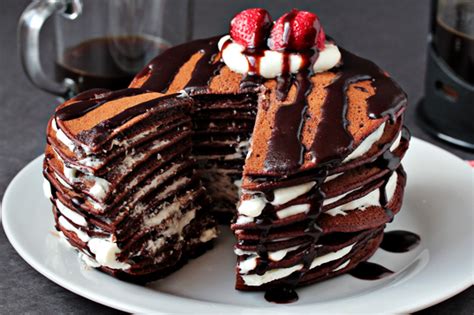 Chocolate Pancake Cake | Simply Tale