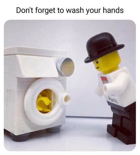 wash your hands | LEGO | Know Your Meme