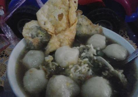 Resep bakso pentol maknyos oleh Rosanti emehnya kanaka - Cookpad