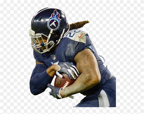 Derrick Henry 99 Yard Touchdown Run - Derrick Henry Ponytail Titans, HD Png Download - 612x612 ...