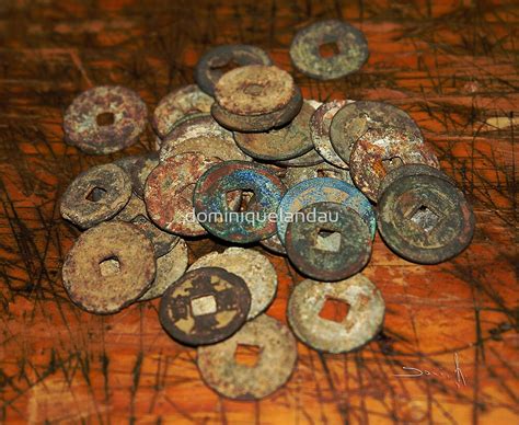 "chinese old coins" by dominiquelandau | Redbubble