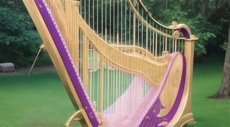 Premium AI Image | Harp being played by a unrecognizable by Generative AI