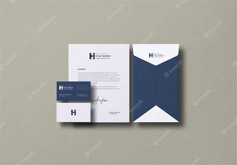 Premium PSD | Minimal Stationery Mockup