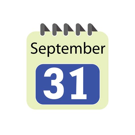 September daily Calendar Icon logo 31712840 Vector Art at Vecteezy