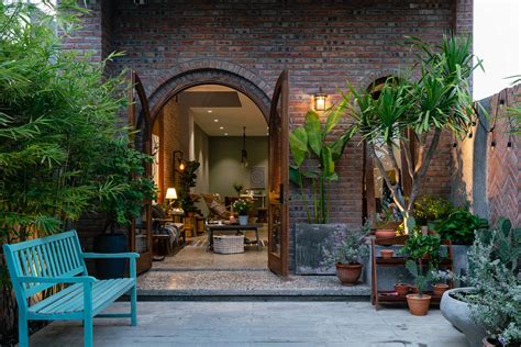 Artistic brick doorways and skylights give more depth to this ...