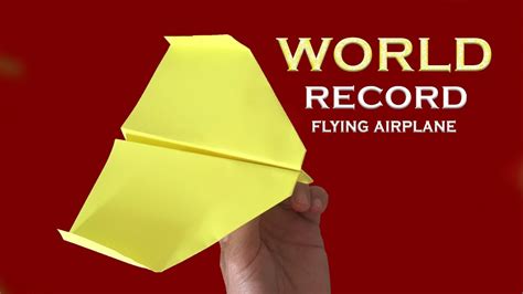 World Record Paper Airplane