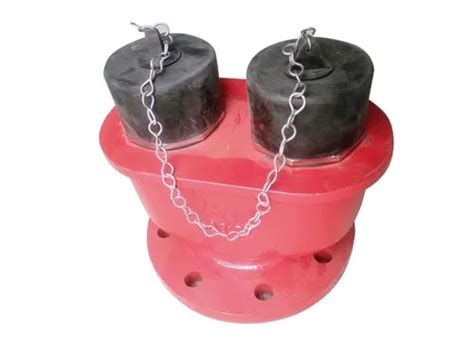 Sturdy Construction Easy Installation Red And Black Cast Iron 2 Way Fire Hydrant Valve at 11500. ...