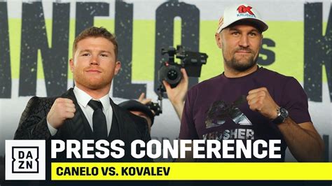 Video: Canelo vs. Kovalev Final Press Conference: The presser before ...