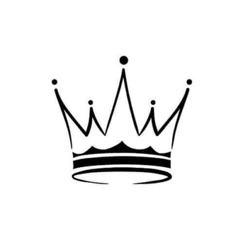 Simple King Crown Tattoos