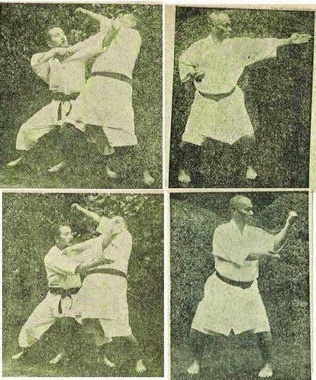 Konishi Yasuhiro and Motobu Choki showing uses of Naihanchi | Martial arts sparring, Martial ...