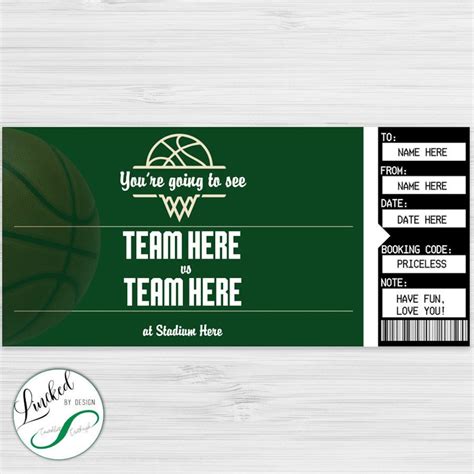 Milwaukee Bucks Themed NBA Keepsake Event Ticket - Etsy