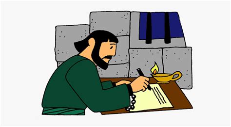 Apostle Paul Writing Letter , Free Transparent Clipart - ClipartKey