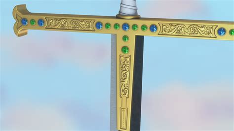 one piece mihawk sword Yoru 3D model 3D printable | CGTrader