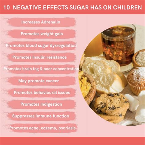10 negative effects processed sugar has on children - NHS