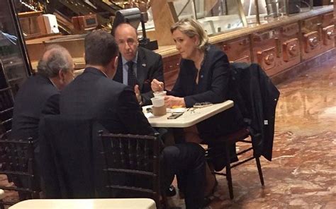 French far-right leader Marine Le Pen seen at Trump Tower | The Times of Israel