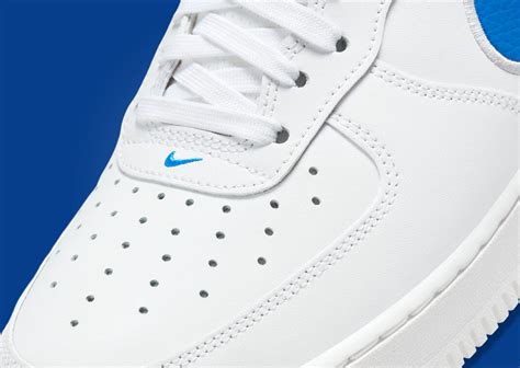 This Nike Air Force 1 Low Oversized Swoosh Features Photo Blue Accents ...